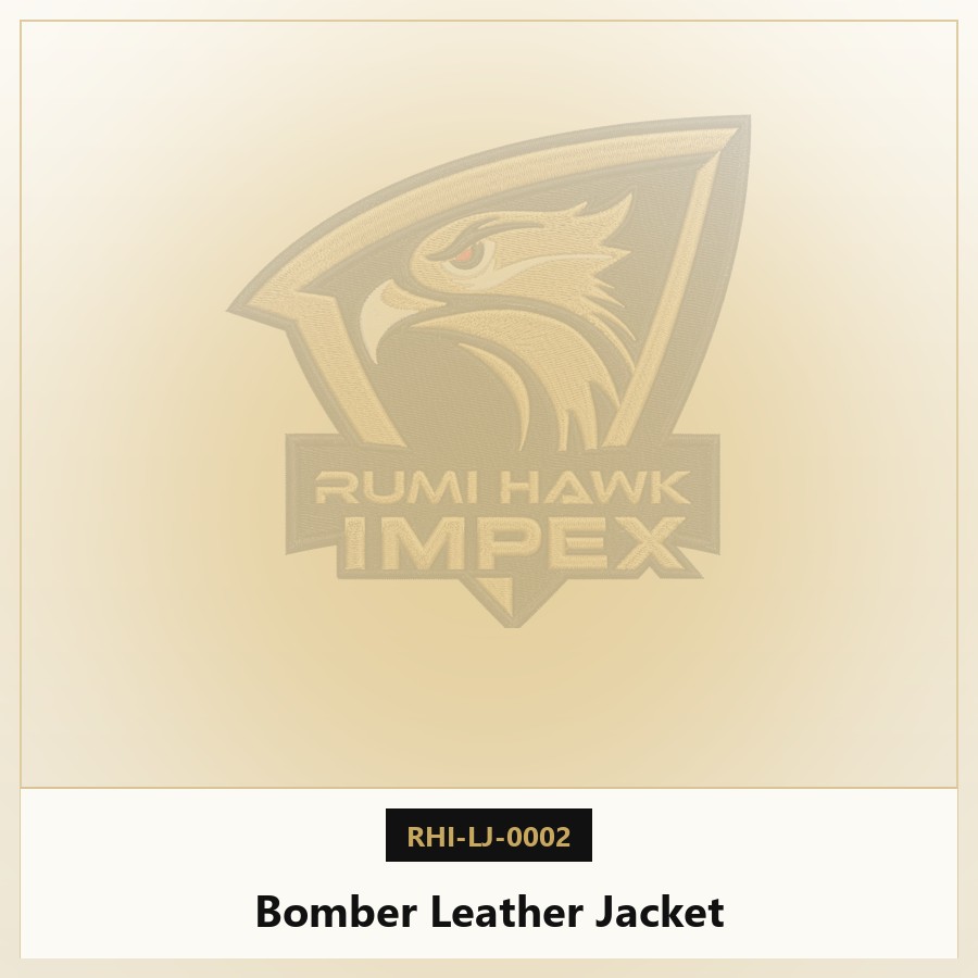 Bomber Leather Jacket