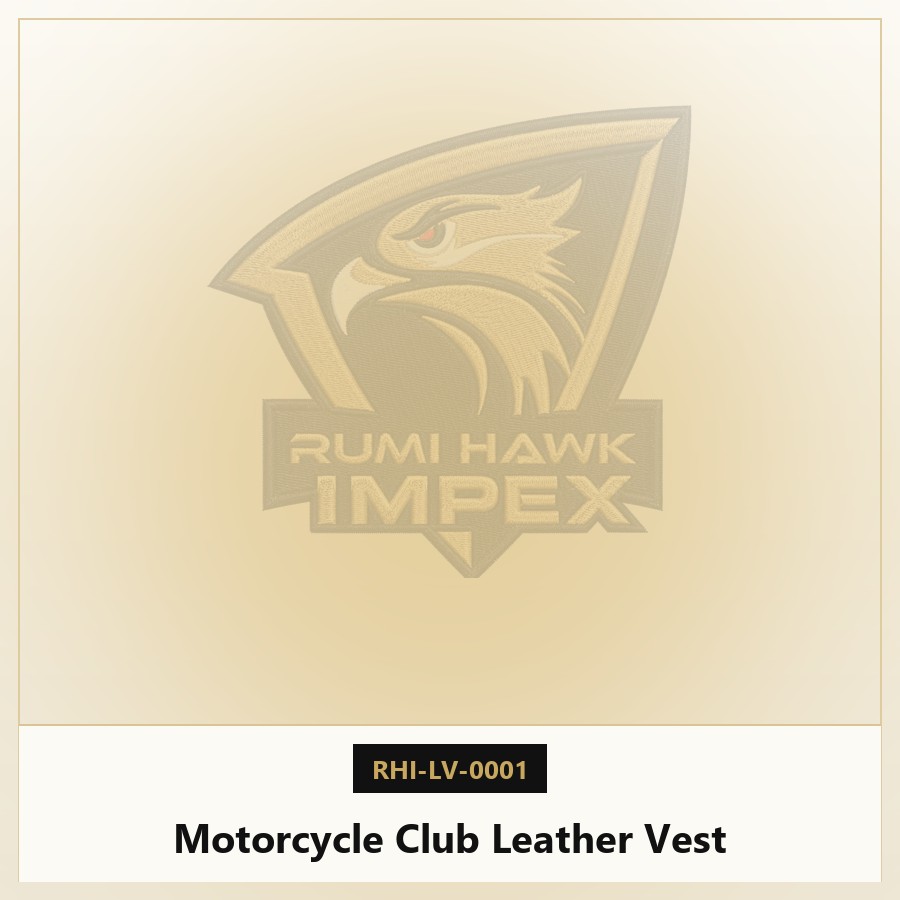 Motorcycle Club Leather Vest