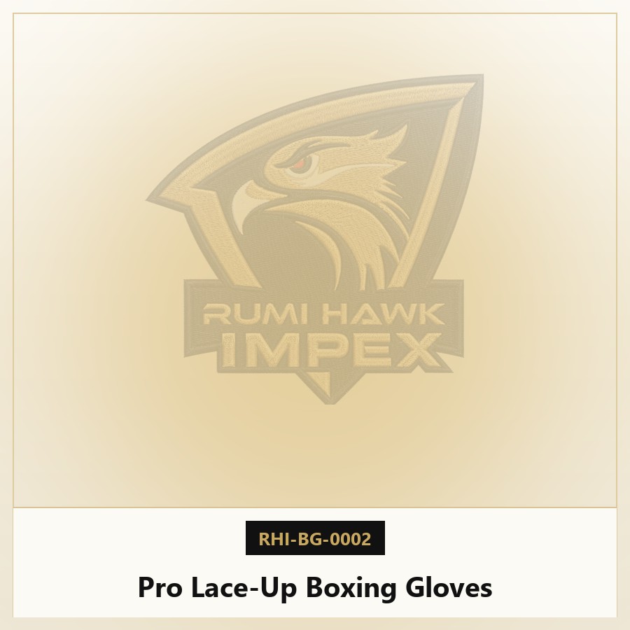 Pro Lace-Up Boxing Gloves