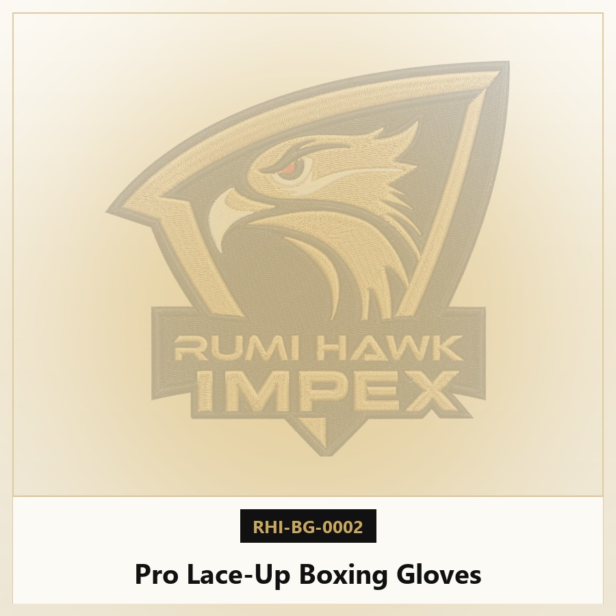 Pro Lace-Up Boxing Gloves